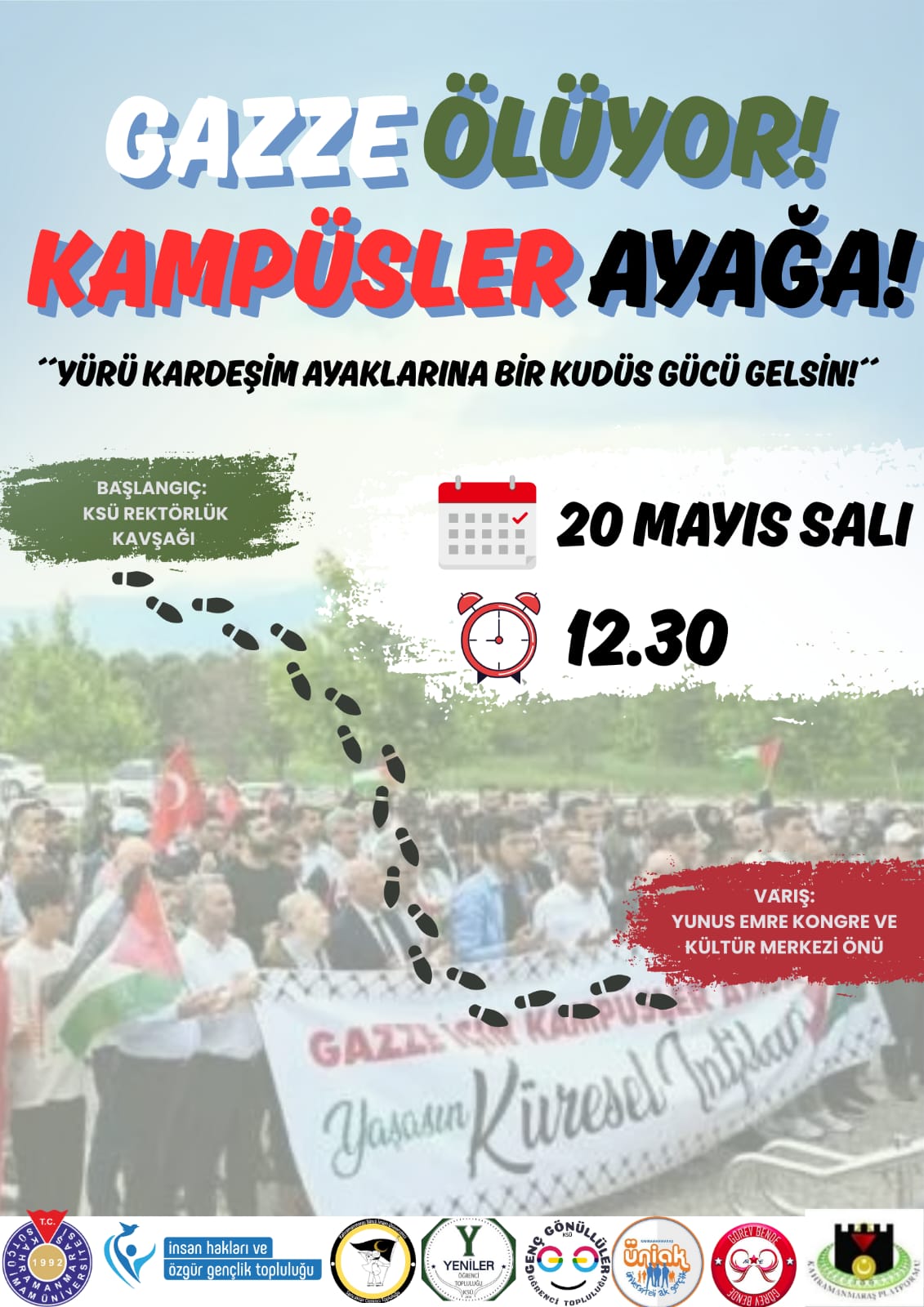 Yürüyüş - Basın Açıklması: Gazze Ölüyor, Kampüsler Ayağa!